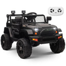 12V Kids Ride-On Truck with Remote Control, Power Wheels, and LED Lights