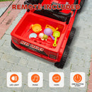 12V 4x4 Electric Ride-On Truck with Trailer and Switchable 2WD/4WD for Kids
