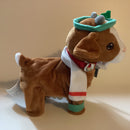Gemmy Animated Screaming Yoga Goat - 10" Dancing & Singing Jingle Bells