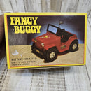 Retro Yellow Battery-Operated Fancy Buggy Kit with Unused Stickers