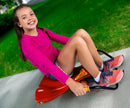 Flying Turtle Sit Skate Racer for Kids, Red