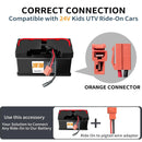 24V 7Ah Lightweight Ride-On Car Battery with 2A Charger for Enduring Performance