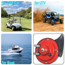 12 Volt Universal Horn Kit for Golf Carts and UTVs, ATVs, Boats