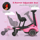 Pink 6V Electric Drift Car for Kids with 360° Spin