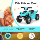 Electric Blue 6V Kids ATV Quad with Forward/Reverse Function