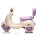 12V Electric 3-Wheel Scooter for Toddlers with Parental Control and Wooden Handle, Ages 1-3 Years