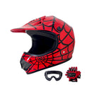 KRN Youth Kids Off-Road ATV Helmet - DOT Certified for Motorcycle and Motocross Adventures