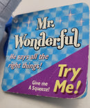 2003 Vintage Mr. Wonderful Talking Doll - Ideal Gift for the Perfect Partner, New with Tags!
