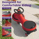 Wiggle Ride On Toy Car for Kids, No Pedals or Batteries, Red