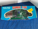 Vintage SIL Toys Battery Operated Police Car Made In Hong Kong works IOB