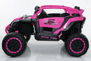 24V Electric UTV for Kids - 2-Seater Ride-On Car with Remote Control, LED Lights, and Music