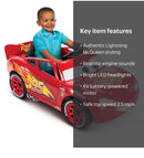 🏎️ Disney Pixar Cars Lightning McQueen 12V Red Ride-On Car for Kids