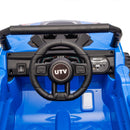12V Electric Ride-On UTV for Kids 3-5 with 4-Wheel Suspension and Remote Control, Speed Range 1.86-3.11MPH