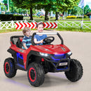 12V Dual-Seat Electric UTV for Kids with Suspension, Lights, and Music