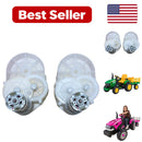 Dual Pack Plastic Tractor Motor and Gearbox Set - 12 Volt