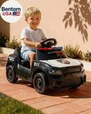 Dodge Police Electric Ride-On Car for Toddlers 1-3 with Lights and Horn