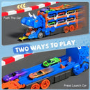 Dinosaur Adventure Track Set for Boys Aged 3-6 with Car and Truck Toys