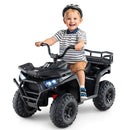 24V Electric ATV Ride-On Toy for Kids with Spring Suspension and LED Lights