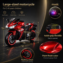 12V Red Kids Motorcycle Ride-On Toy for Boys and Girls
