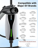 16Amp Electric Car Charger - Level 1/2 Silver EV Charging Solution