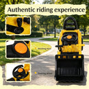 All-in-One Ride-On Bulldozer Digger and Tractor with Cart