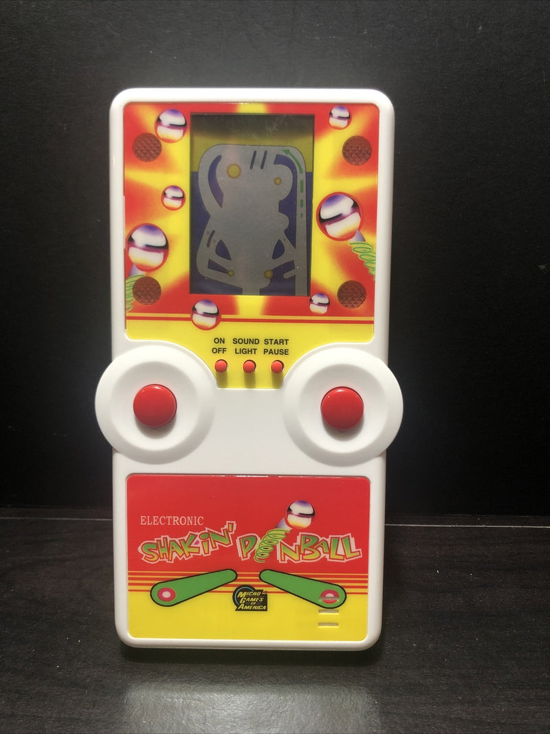 Working 1995 Electronic Handheld Shakin' Pinball Micro Game in Excellent Condition