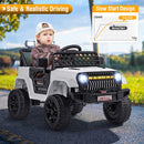 12V Battery-Powered Electric Ride-On Truck for Kids with 3 Speed Options