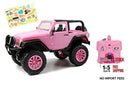Girlmazing Pink 1:16 Jeep Wrangler Remote Control Car for Kids