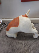 Interactive Remote-Controlled Dog Toy - White and Brown