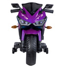 Purple 12V Ride-On Motorcycle for Kids - Perfect for Boys and Girls