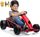 24V Go Kart for Ages 8 and Up – 8.1MPH High-Speed Drifting Race Car