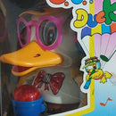 DJ DJ-Ente Retro Battery-Operated Duck Toy with Glasses for Kids 3-4