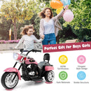 Pink Harley Davidson Battery-Powered Electric Motorcycle for Kids