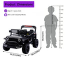 12V Electric Ride-On Car for Kids with Remote, Swing Feature, and Music