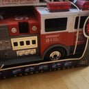 City Force Fire Department Battery-Powered Fire Truck with Sounds and Lights