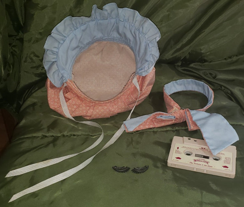 Talking Mother Goose Replacement Hat Bow Tape and Eyelashes Set