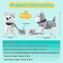 Interactive Dancing Dog Toy with Leash, Realistic Barking, and 10 Songs