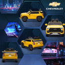 Kids Electric Yellow Chevy TAHOE SUV Ride-On Car with Remote Control