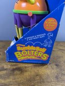 1995 ERTL Motorized Bumble Ball Bolters Toy - Yellow and Orange