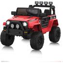 12V Electric Ride-On Truck for Kids with Remote Control, Suspension, and LED Lights