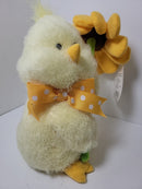 Charming 8" Animated Easter Chick Plush Toy Sings "I Can See Clearly"