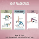 Merka Yoga Flashcards Set - 50 Durable Cards for Women’s Yoga Inspiration