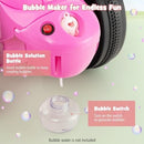 Battery-Powered 6V Kids Motorcycle with Bubble Maker and LED Music