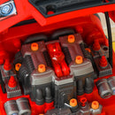 Red Truck Engine Playset with Lights, Sounds, and Steering Wheel for Kids 3+