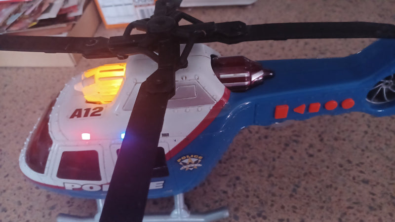 Working State Road Rippers Rush and Rescue Helicopter Toy with Batteries Included
