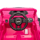 12V 2WD Electric UTV for Kids with 2.4G Remote Control & 2-Hour Operation Time