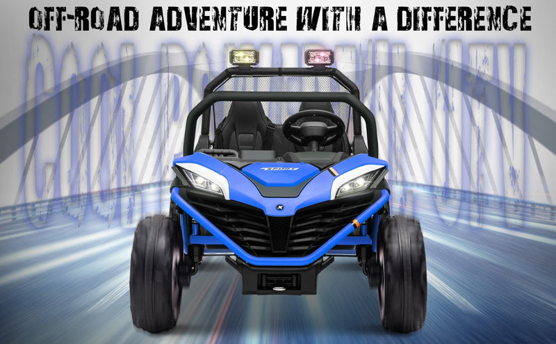 24V Electric Kids Ride-On UTV Truck with 2 Seats, 4WD and Remote Control, 4x80W Motors