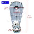 24V RS775 Motor Gearbox for High Torque Ride-On Car Performance Upgrade