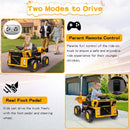 12V Electric Ride-On Dump Truck for Kids with Remote Control