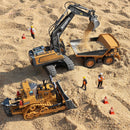 Rechargeable 11 Channel RC Excavator Toy for Boys Aged 6-12